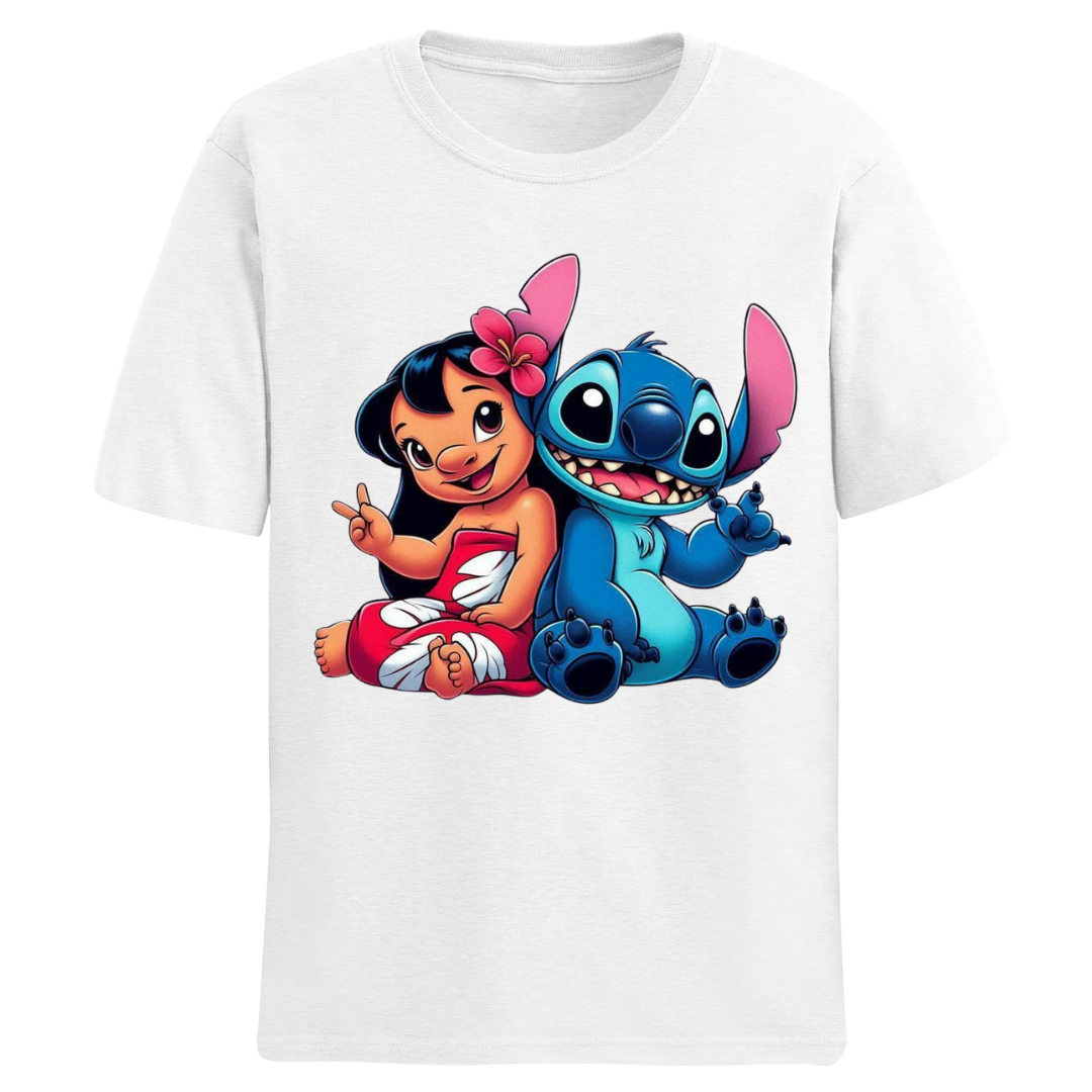 Polos manga corta cuello redondo STITCH 4