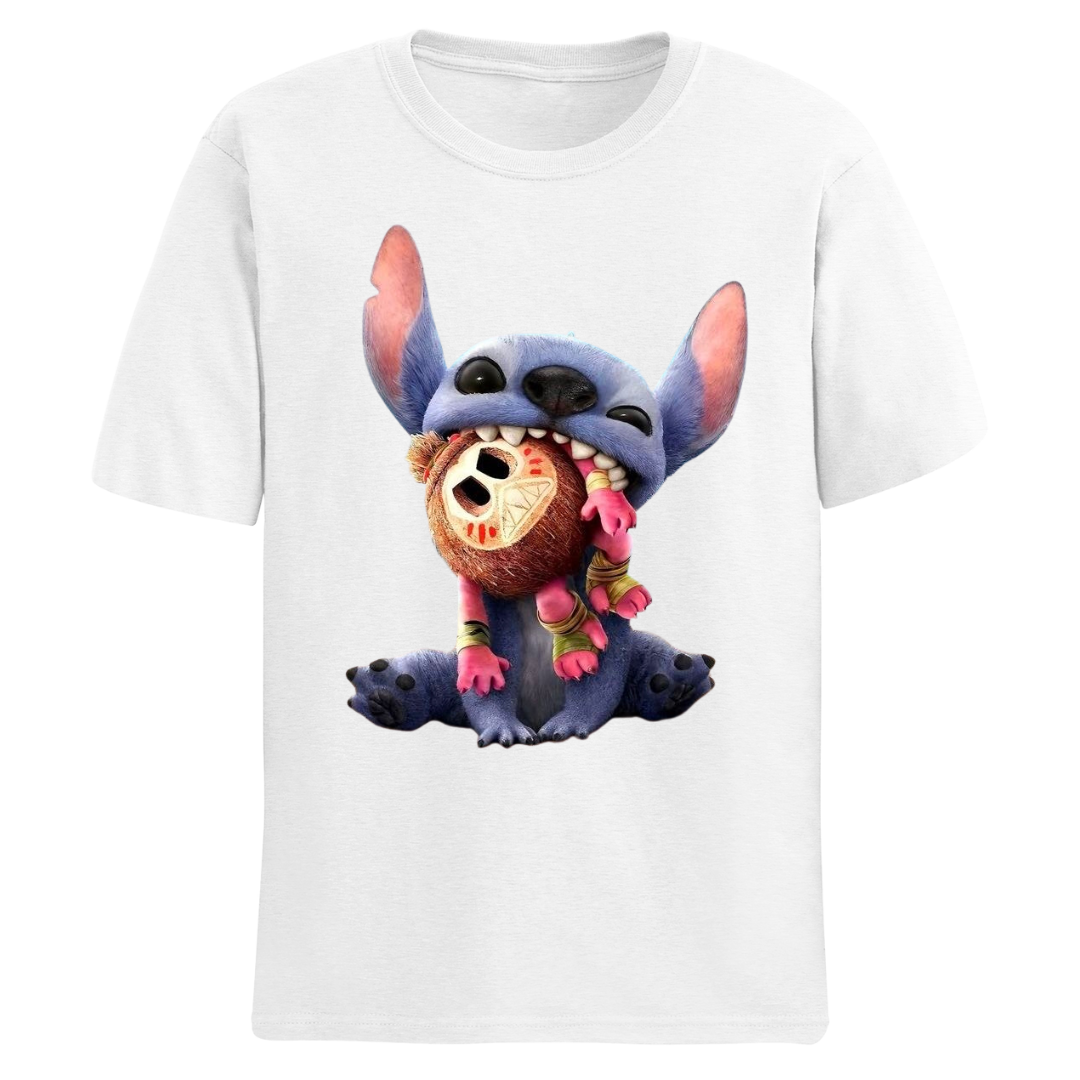 Polos manga corta cuello redondo STITCH 9
