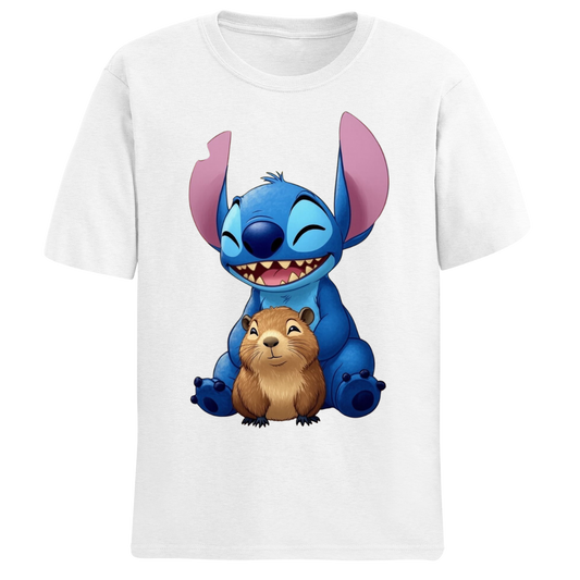 Polos manga corta cuello redondo STITCH 11