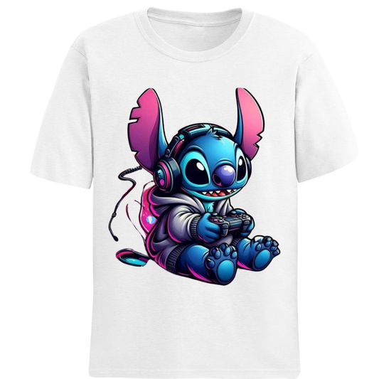Polos manga corta cuello redondo STITCH 2