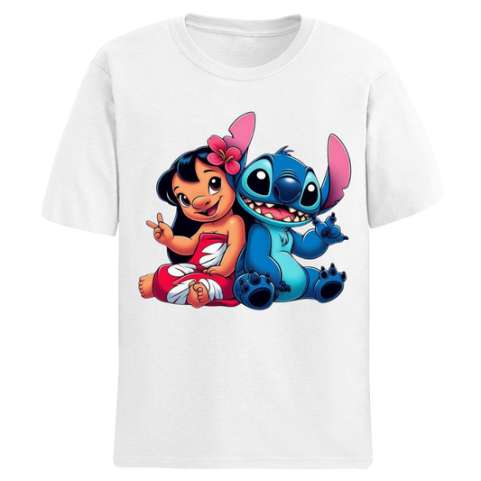 Polos manga corta cuello redondo STITCH 4