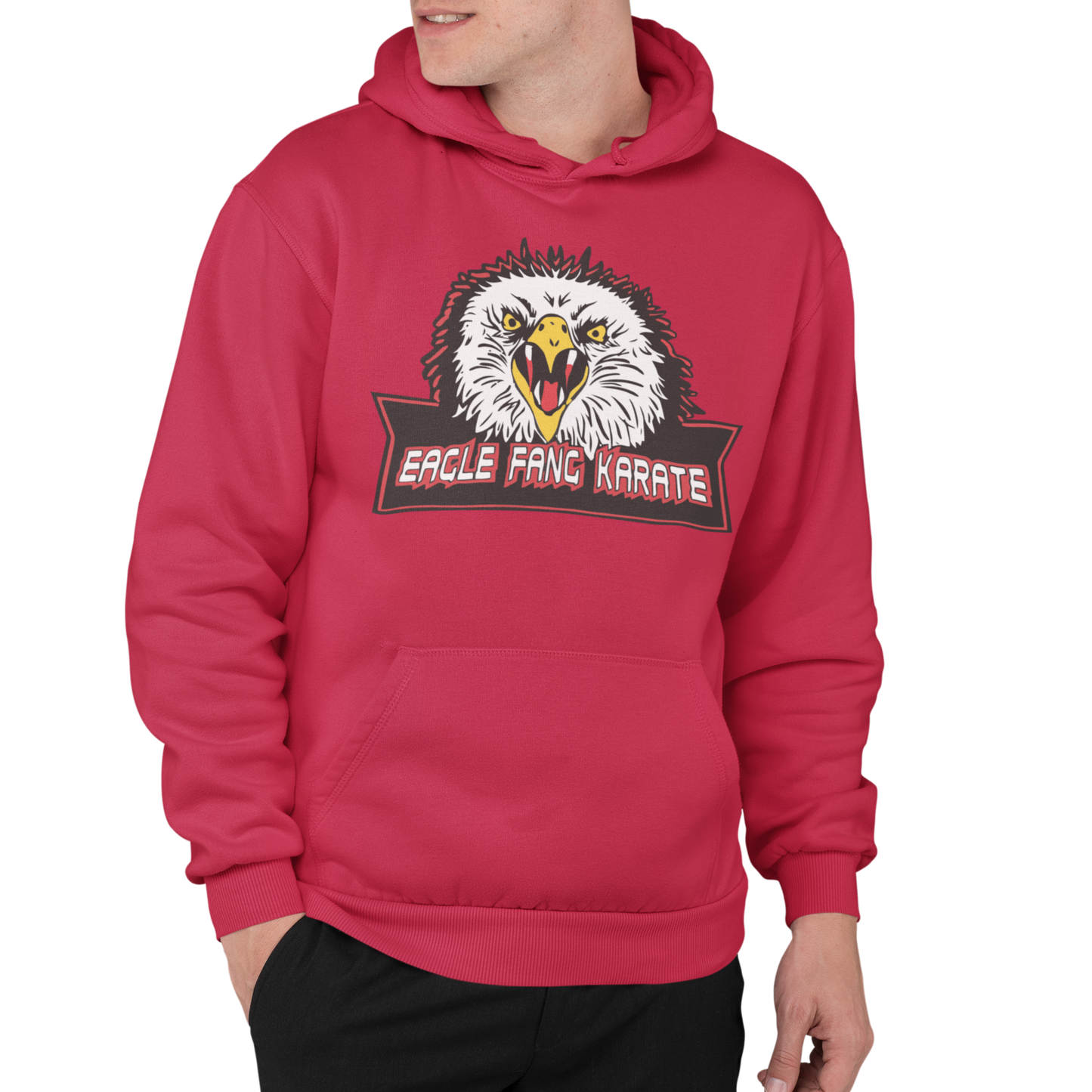 Polera con Capucha y bolsillo Canguro Colmillo de Aguila